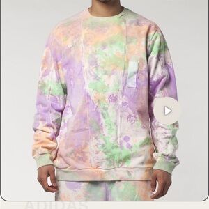 Pharrell Williams x Adidas Hu Holi Graphic Print Sweatshirt - Medium